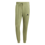 adidas Mens Essentials Fleece Tapered Cuff 3-Stripe Pants