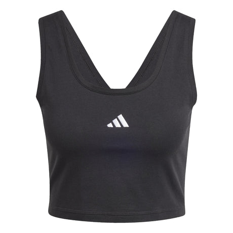 adidas Essentials Small Logo Womens Cotton Tank Top