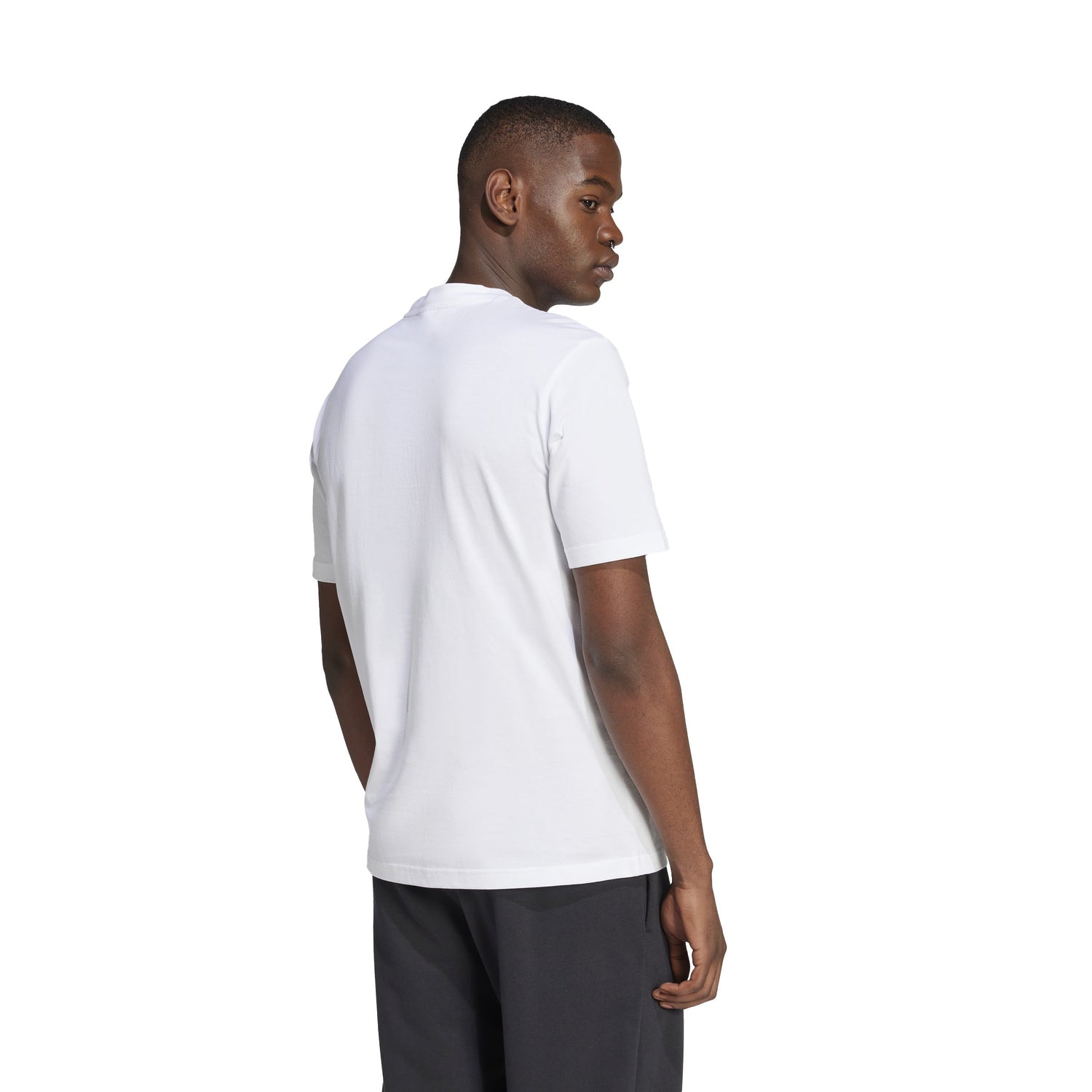 adidas Mens Essentials Big Logo Single Jersey Tee