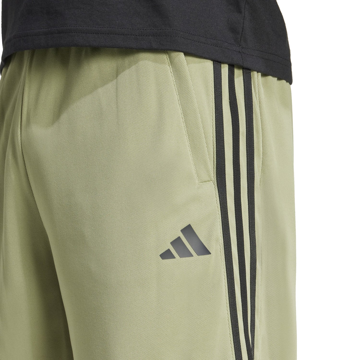 adidas Mens Train Essentials Pique 3-Stripes Training Shorts