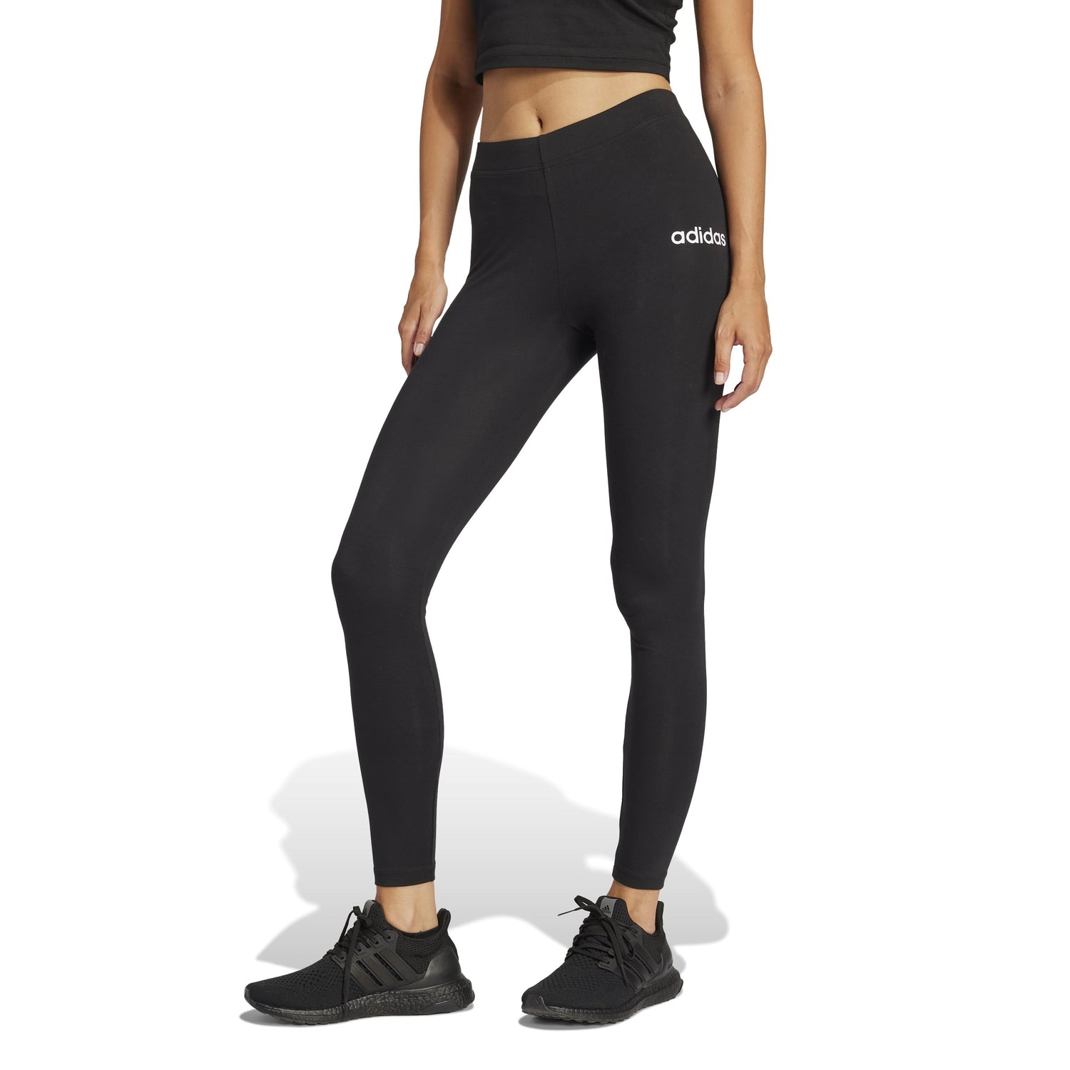 adidas Essentials Linear Womens Cotton Leggings