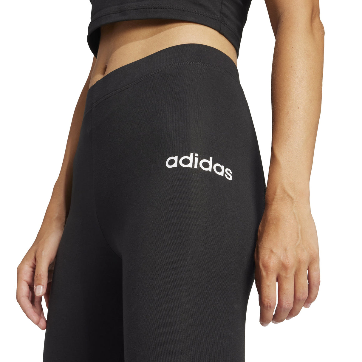 adidas Essentials Linear Womens Cotton Leggings