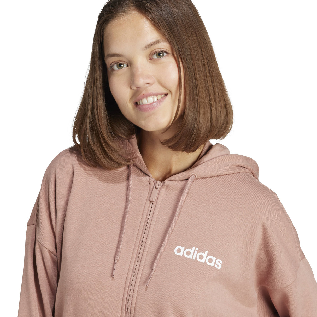 adidas Essentials Full Zip Womens Hoodie