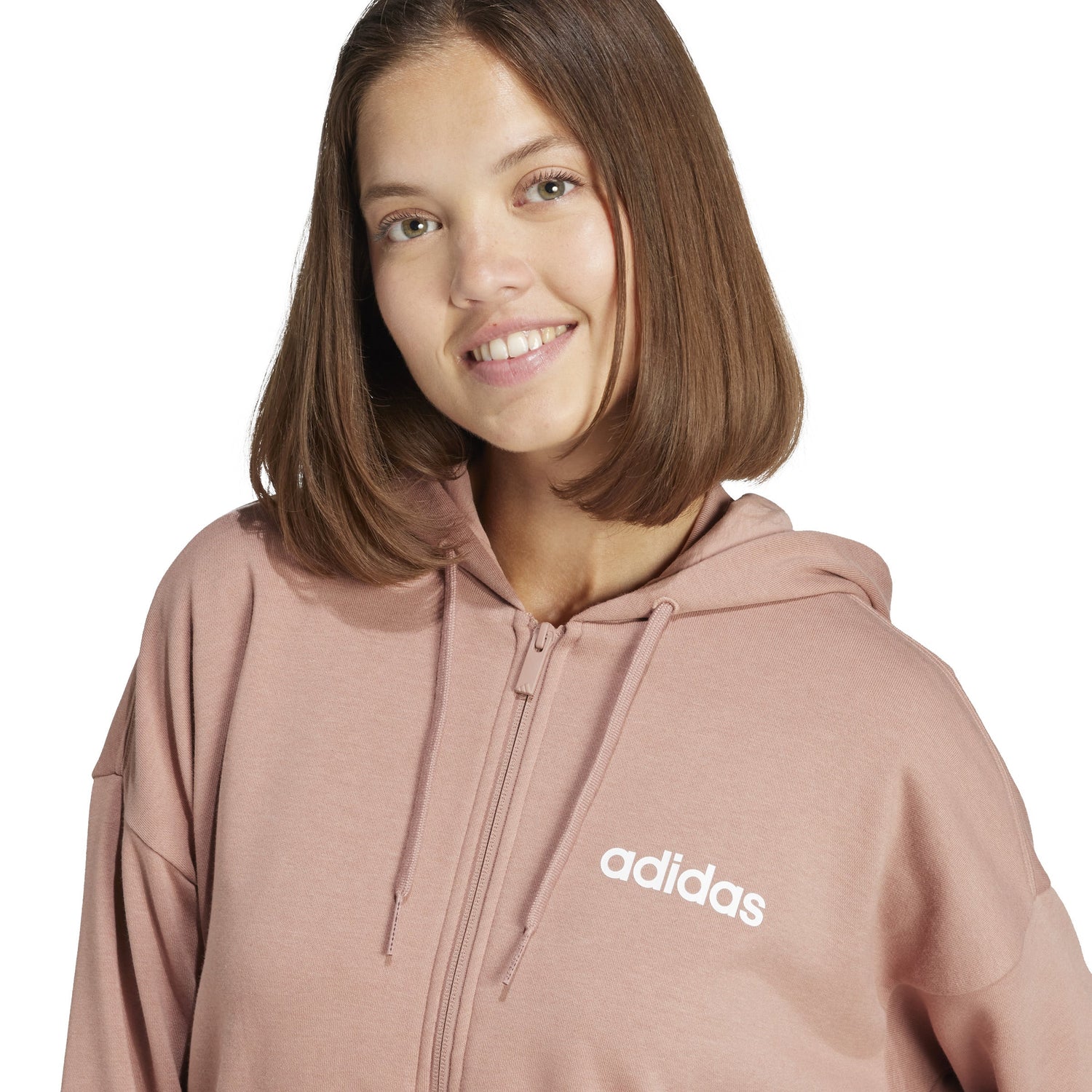 adidas Essentials Full Zip Womens Hoodie