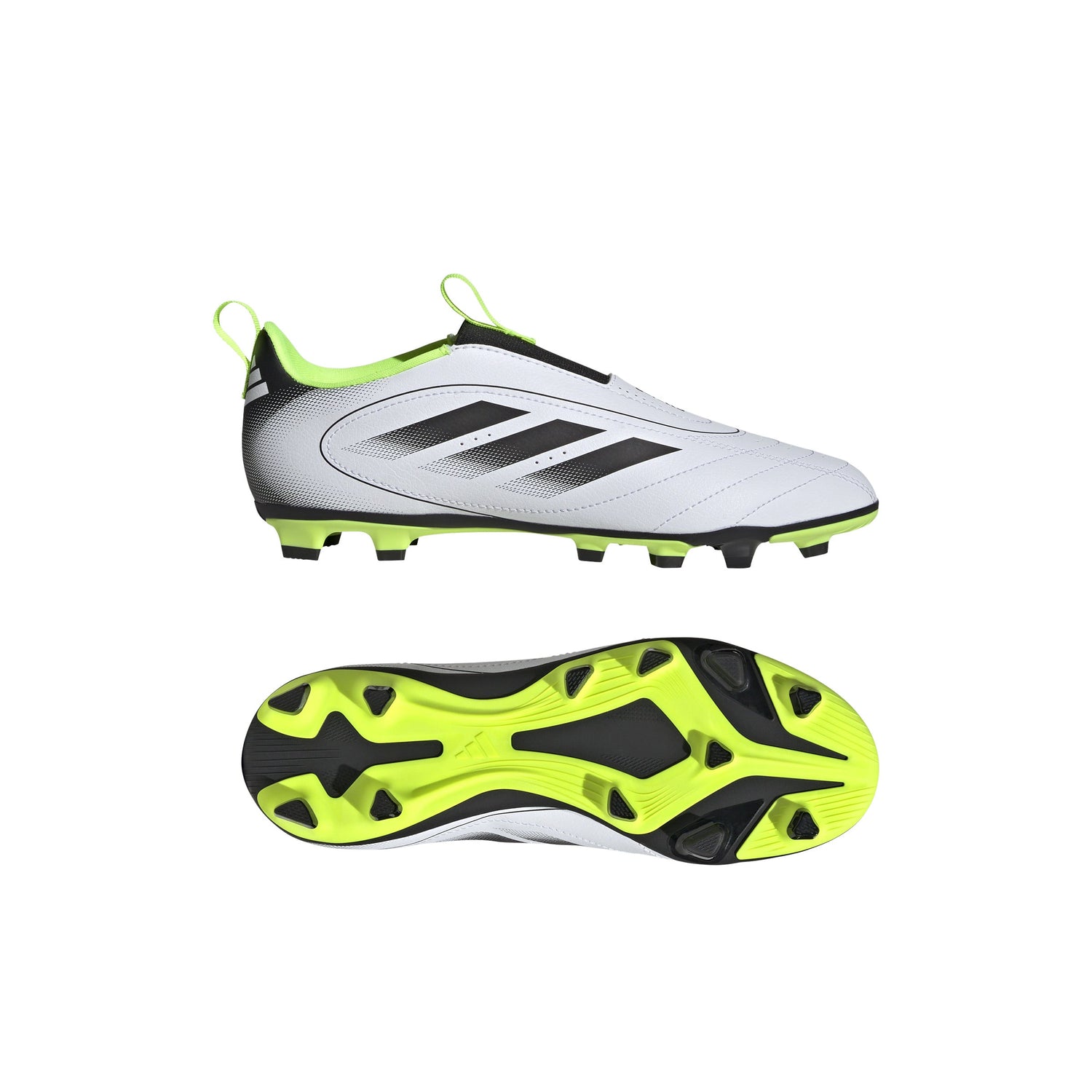 adidas Goletto IX Laceless Firm Ground Youth Soccer Cleats - Comfortable, High-Performance Soccer Shoes for Young Athletes