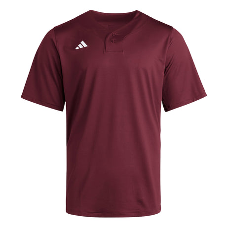 adidas Men's Impact 2 Button Baseball Jersey – High-Stretch Performance