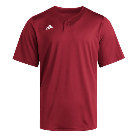 adidas Men's Impact 2 Button Baseball Jersey – High-Stretch Performance