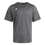adidas Men's Impact 2 Button Baseball Jersey – High-Stretch Performance