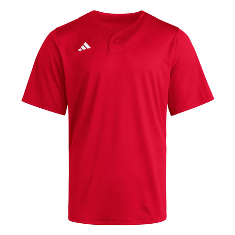 adidas Men's Impact 2 Button Baseball Jersey – High-Stretch Performance