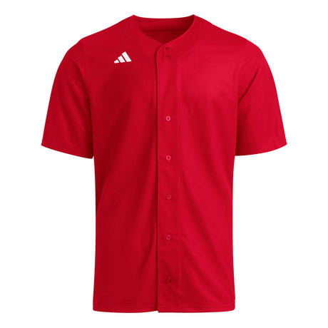 adidas Men's Impact Full Button Jersey - Classic Durable Comfort for Baseball