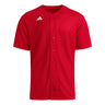 adidas Men's Impact Full Button Jersey - Classic Durable Comfort for Baseball