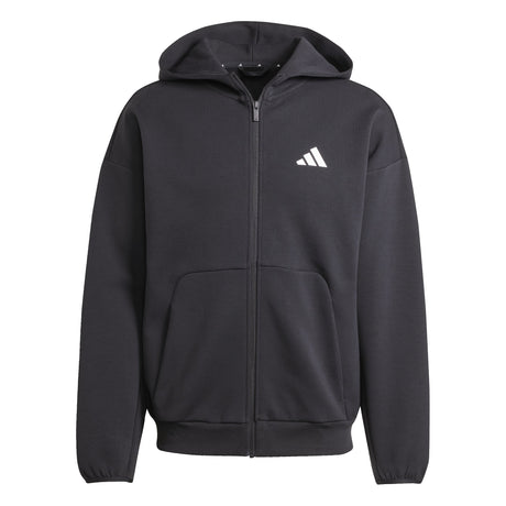 adidas Mens Future Icons Small Logo Full-Zip Hoodie