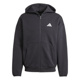 adidas Mens Future Icons Small Logo Full-Zip Hoodie