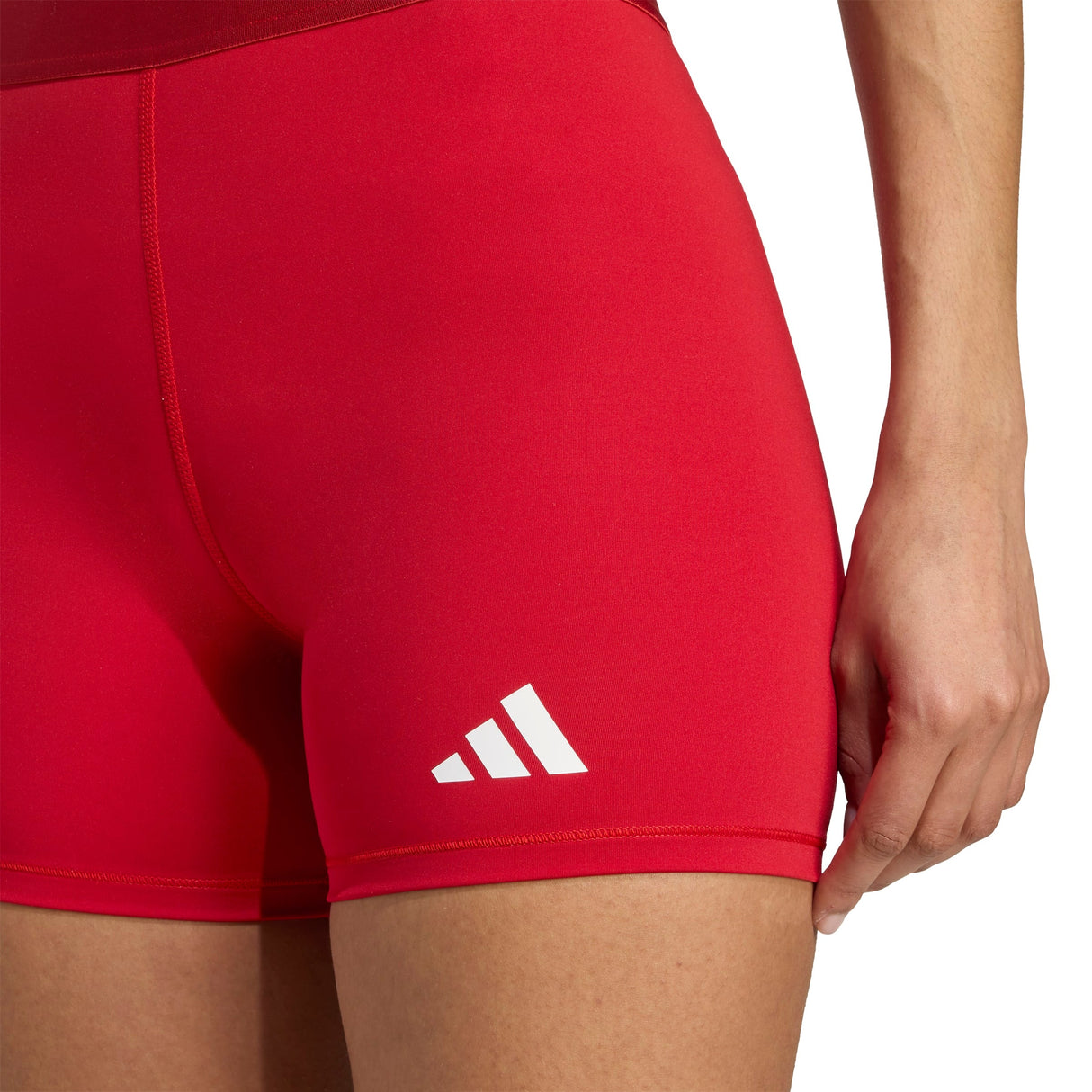 adidas Women's Techfit ClimaCool Volleyball Shorts - High-Rise Compression for Elite Play