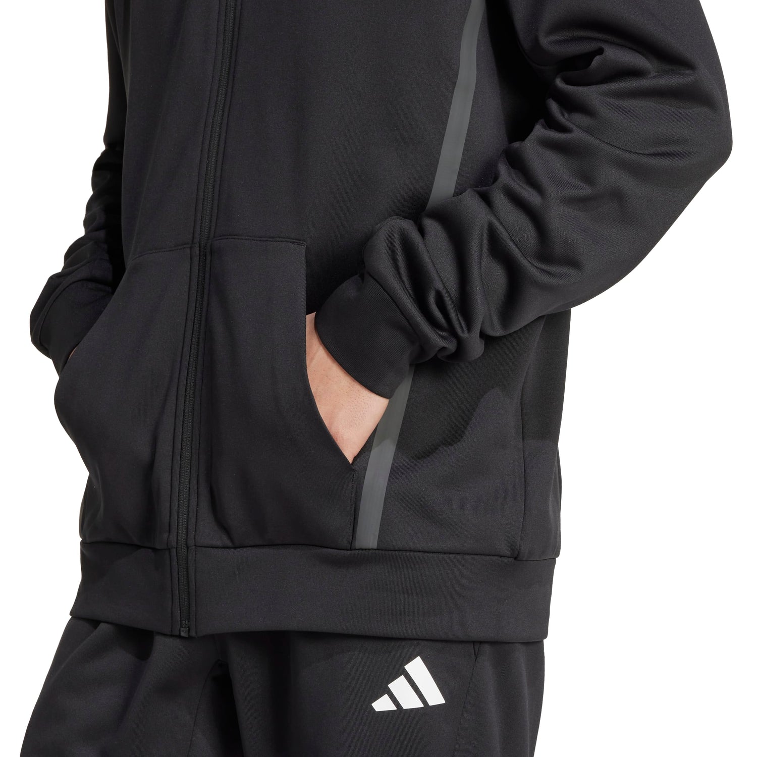 adidas Men's Performance Hooded Track Top – ClimaWarm Insulation for Training