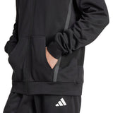 adidas Men's Performance Hooded Track Top – ClimaWarm Insulation for Training