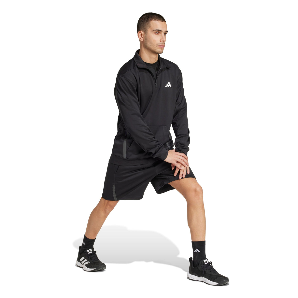adidas Men's Performance Quarter-Zip Sweatshirt ��ClimaWarm Heat Retention for Training