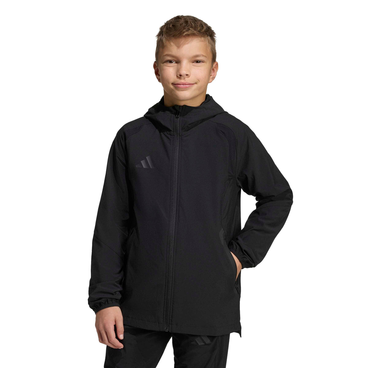 adidas Youth Tiro Travel Windbreaker Jacket
