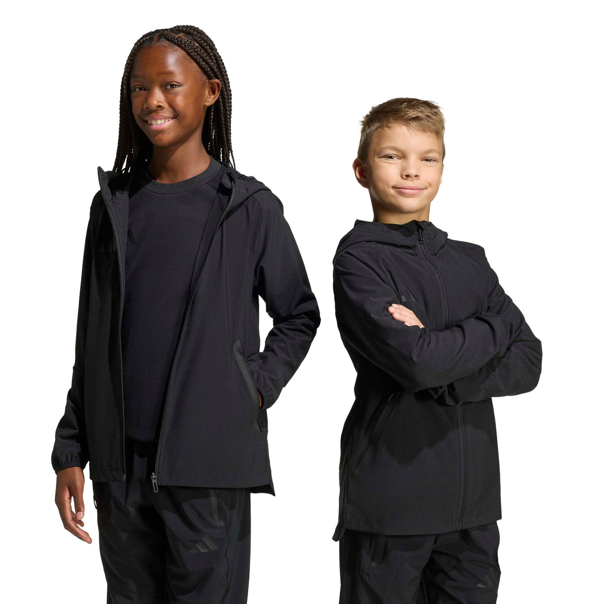 adidas Youth Tiro Travel Windbreaker Jacket