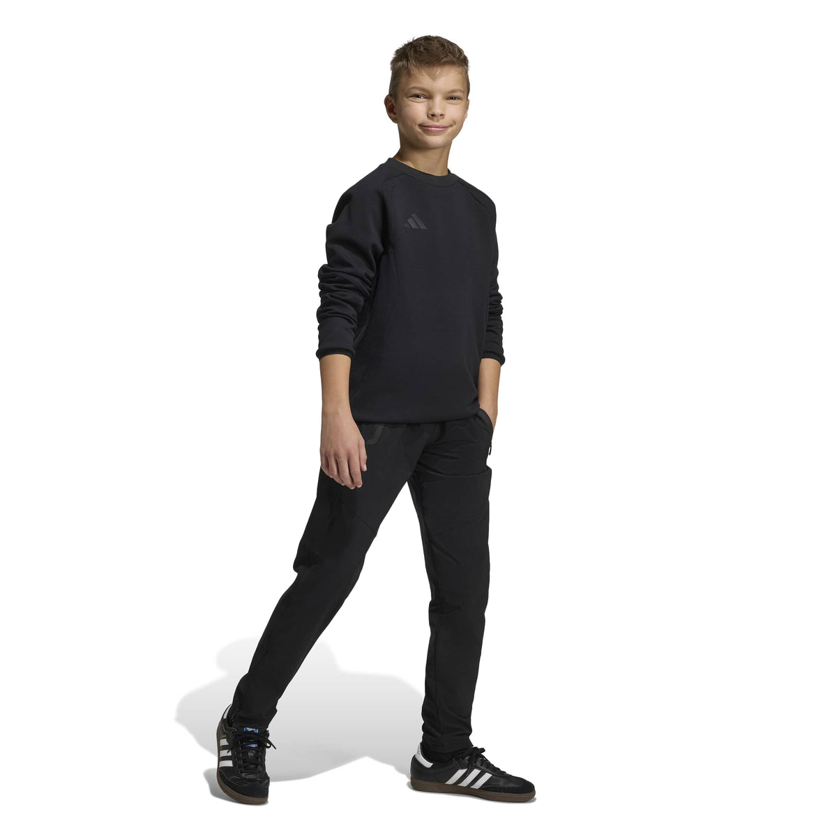 adidas Youth Tiro Travel Crew Sweatshirt