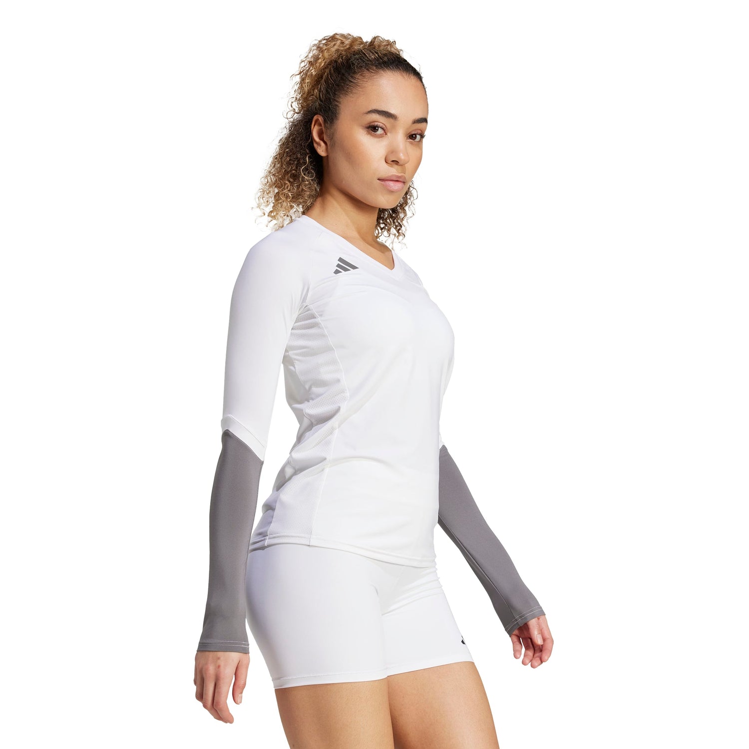 adidas Women's Quickset LS Jersey - Breathable Performance for Volleyball