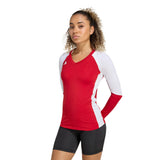 adidas Women's Quickset LS Jersey - Breathable Performance for Volleyball