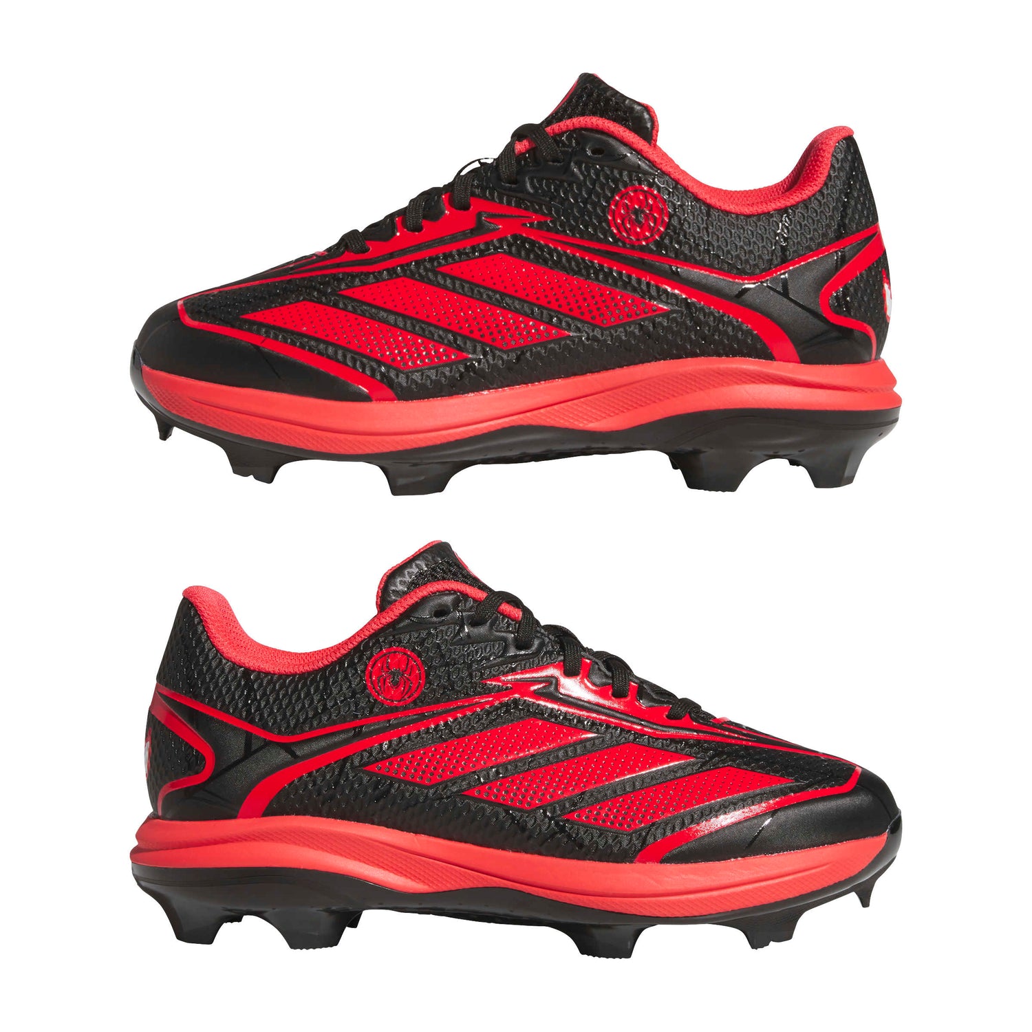 adidas Mens Marvel Adizero Electric 2.0 TPU Miles Morales Kids Baseball Cleats