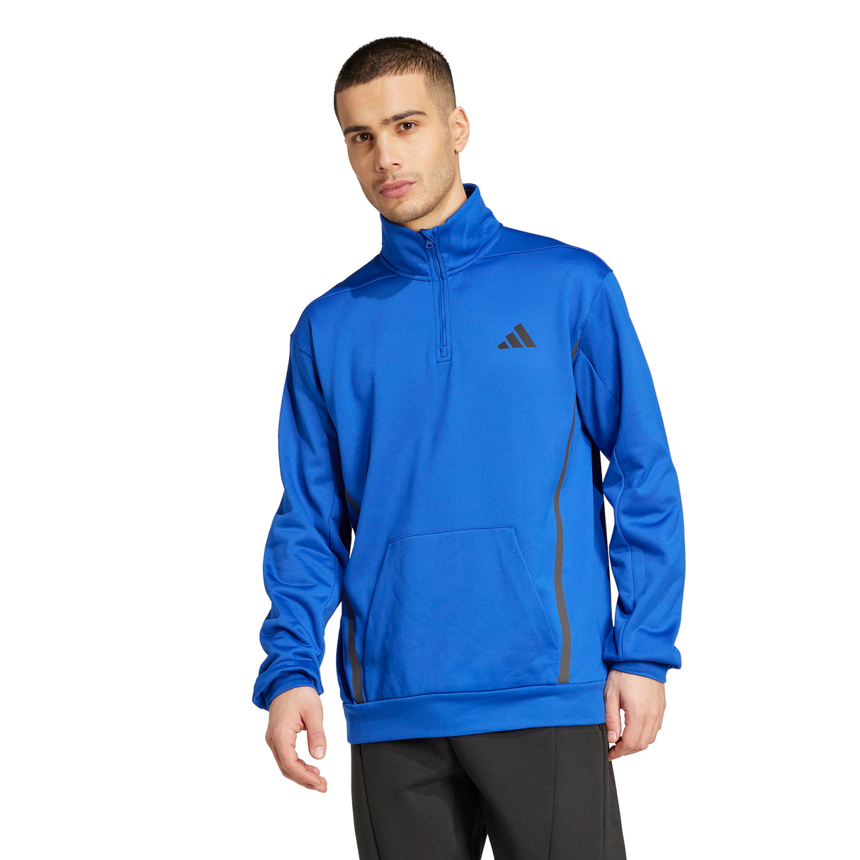 adidas Men's Performance Quarter-Zip Sweatshirt ��ClimaWarm Heat Retention for Training