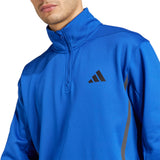 adidas Men's Performance Quarter-Zip Sweatshirt ��ClimaWarm Heat Retention for Training