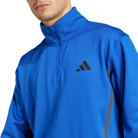 adidas Men's Performance Quarter-Zip Sweatshirt ��ClimaWarm Heat Retention for Training