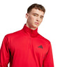 adidas Men's Performance Quarter-Zip Sweatshirt ��ClimaWarm Heat Retention for Training