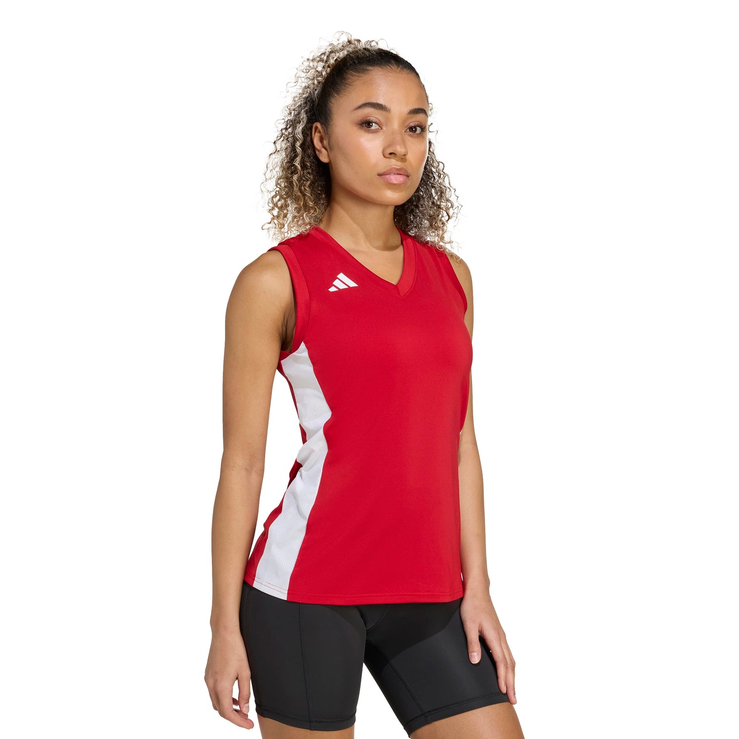 adidas Women's USA Volleyball Quickset SL Jersey - Sleeveless Climacool for Elite Play