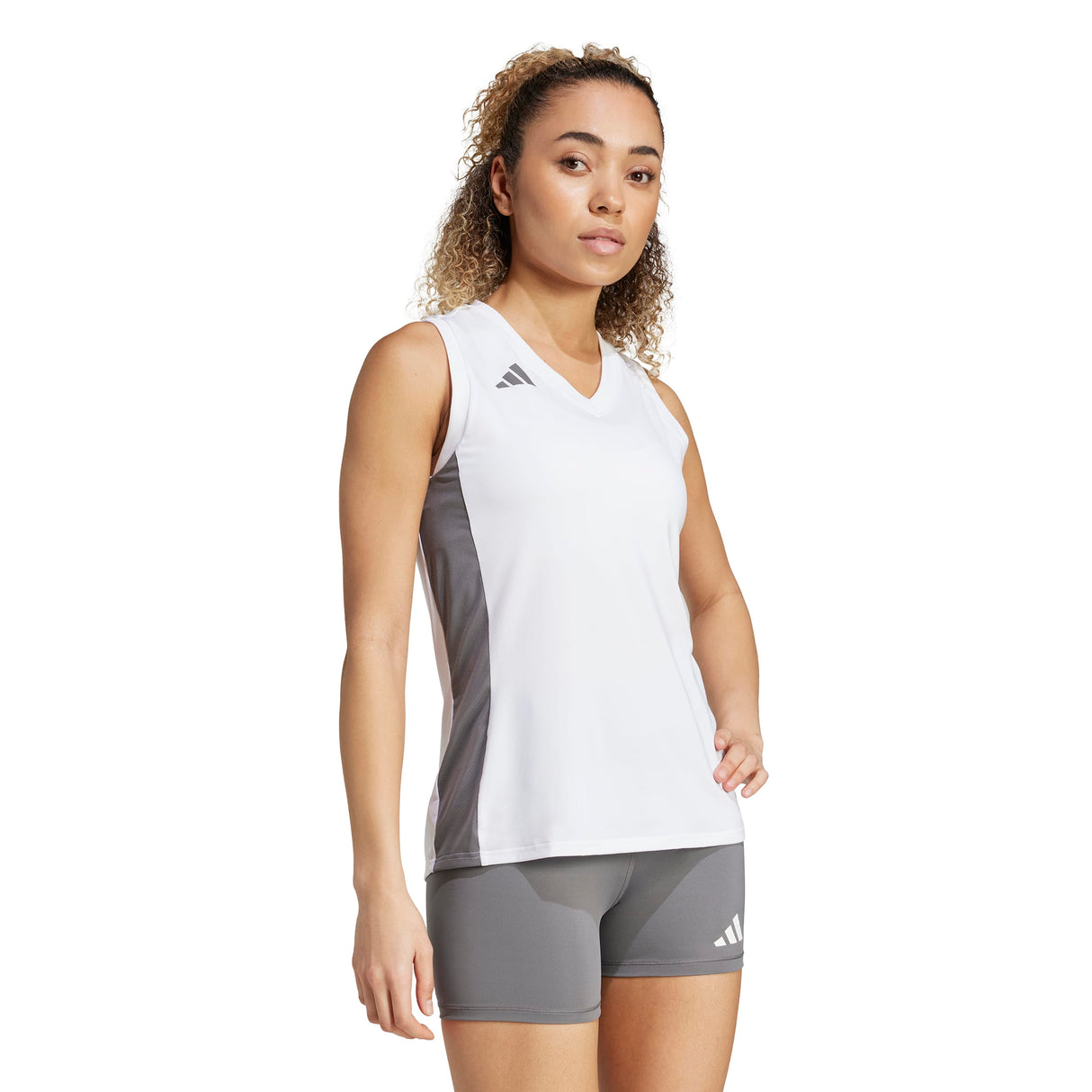 adidas Women's USA Volleyball Quickset SL Jersey - Sleeveless Climacool for Elite Play