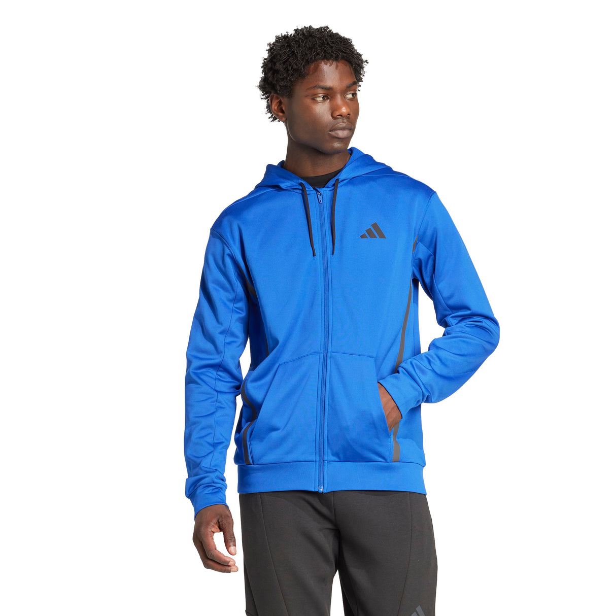adidas Men's Performance Hooded Track Top – ClimaWarm Insulation for Training
