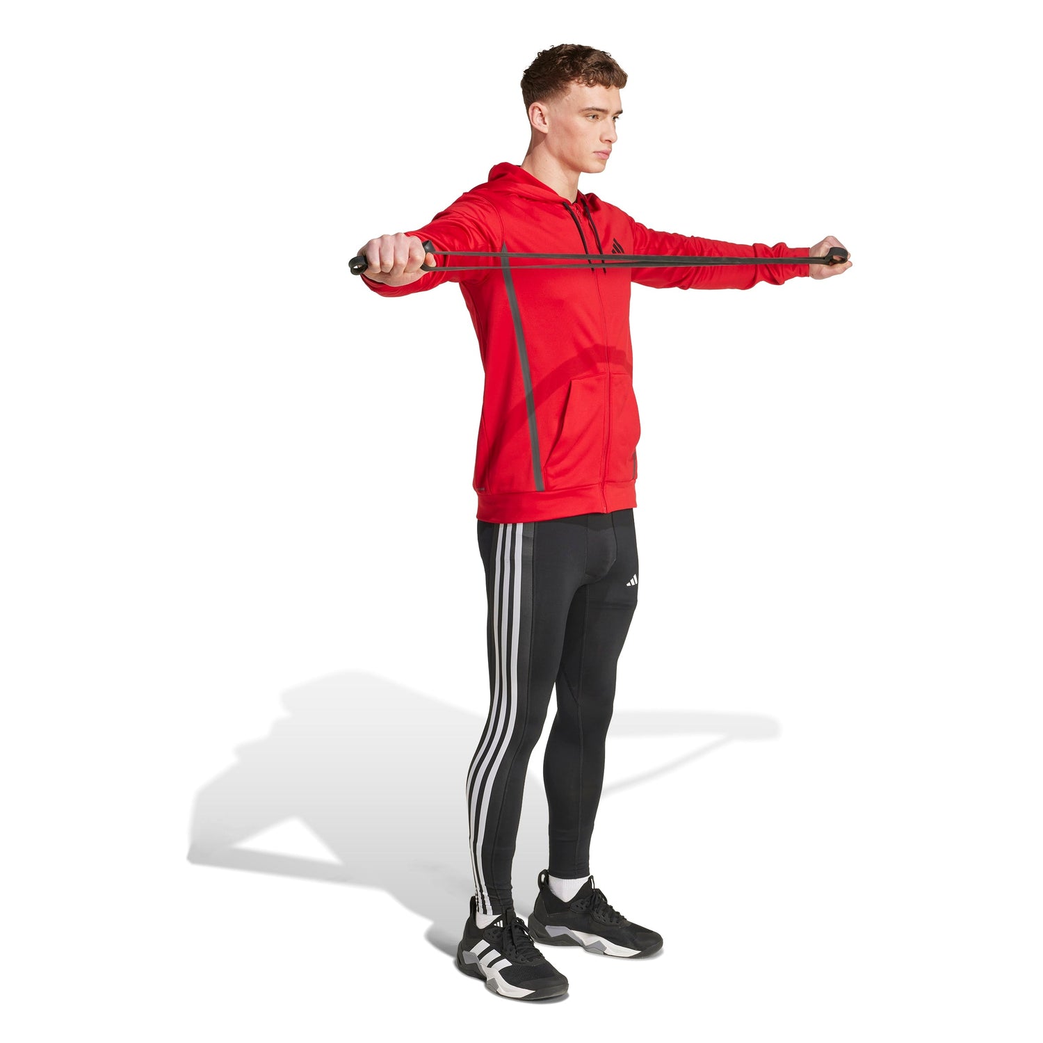 adidas Men's Performance Hooded Track Top – ClimaWarm Insulation for Training