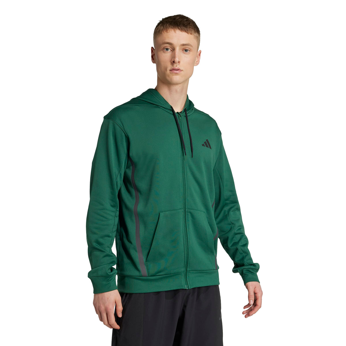 adidas Men's Performance Hooded Track Top – ClimaWarm Insulation for Training