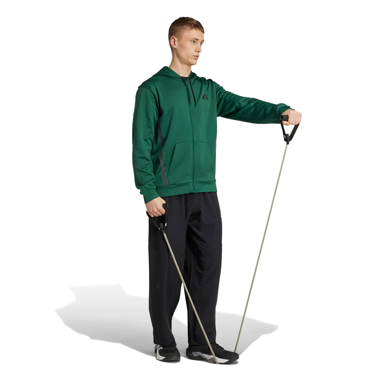 adidas Men's Performance Hooded Track Top – ClimaWarm Insulation for Training