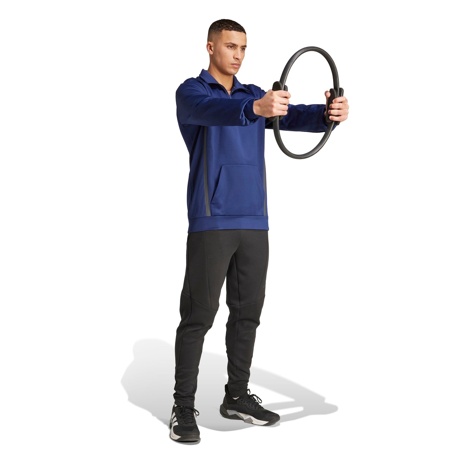 adidas Men's Performance Quarter-Zip Sweatshirt ��ClimaWarm Heat Retention for Training