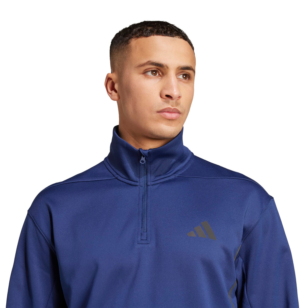 adidas Men's Performance Quarter-Zip Sweatshirt ��ClimaWarm Heat Retention for Training