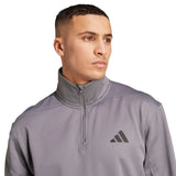adidas Men's Performance Quarter-Zip Sweatshirt ��ClimaWarm Heat Retention for Training