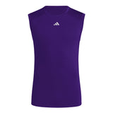 adidas Men's Techfit Compression Sleeveless T-Shirt - AEROREADY Muscle Support for Training