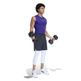 adidas Men's Techfit Compression Sleeveless T-Shirt - AEROREADY Muscle Support for Training