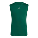 adidas Men's Techfit Compression Sleeveless T-Shirt - AEROREADY Muscle Support for Training