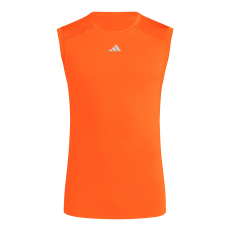 adidas Men's Techfit Compression Sleeveless T-Shirt - AEROREADY Muscle Support for Training