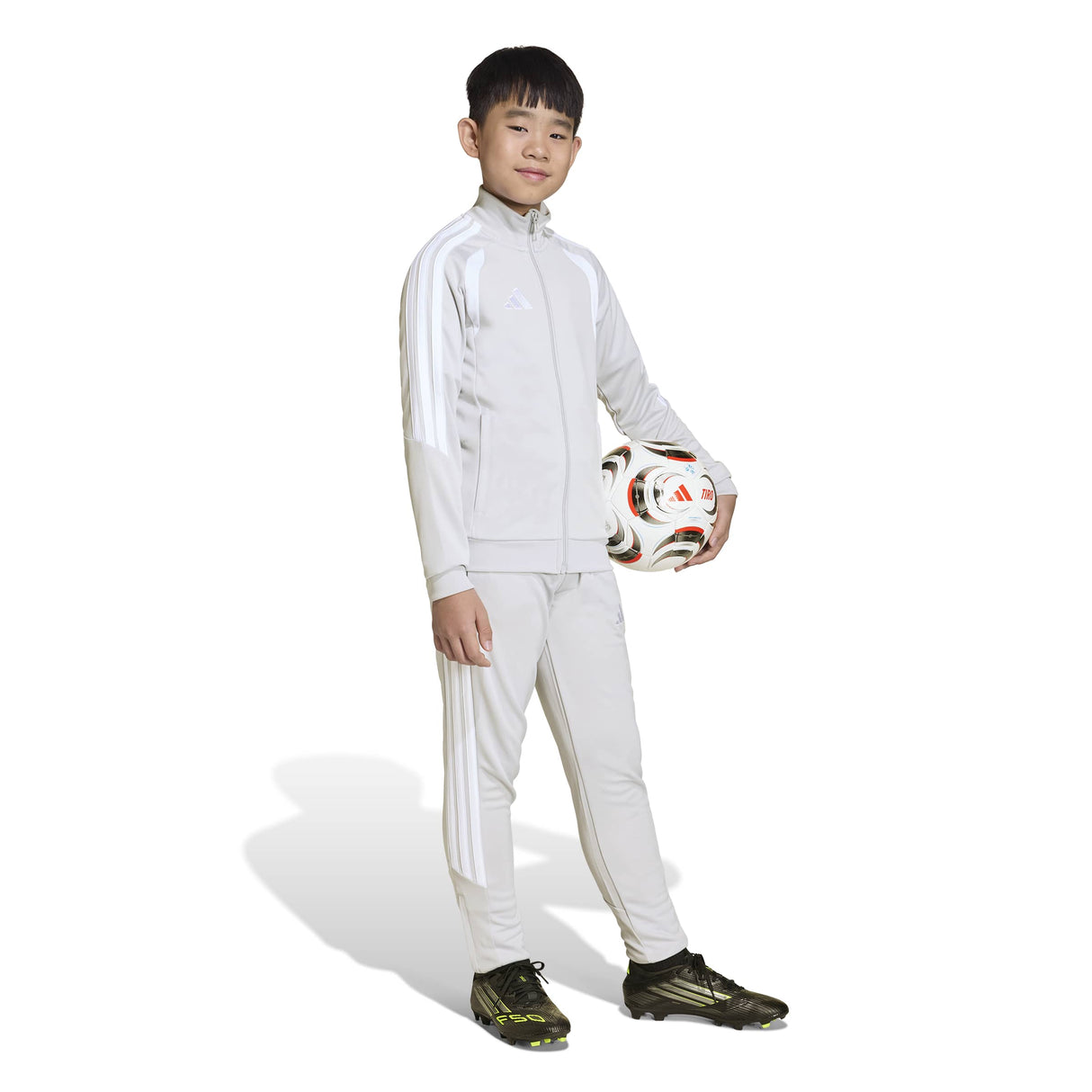 adidas Unisex Kids' Tiro 26 Soccer Training Jacket - Streamlined Warmth for the Pitch