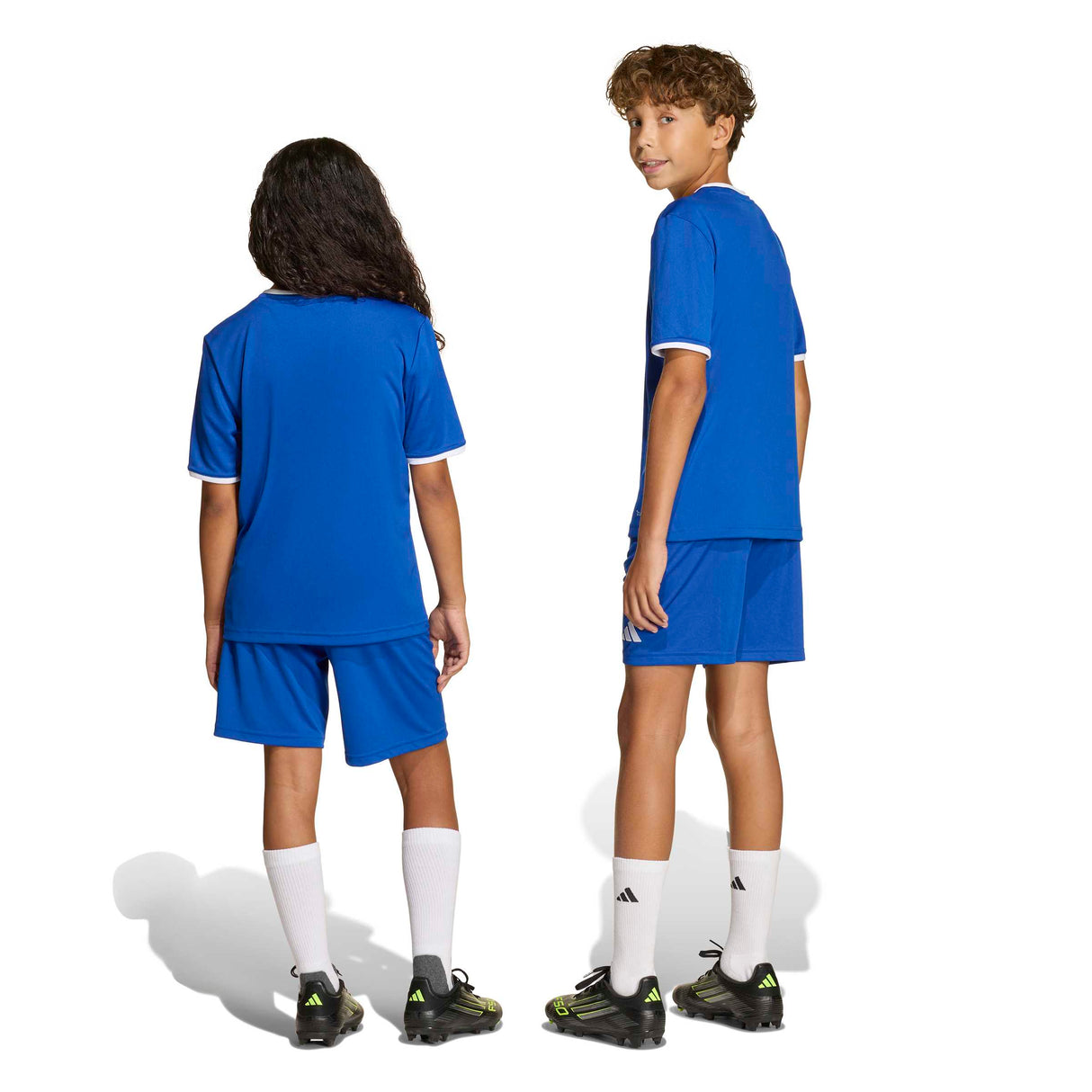adidas Unisex Kids' Entrada 26 Soccer Shorts – Breathable Climacool Comfort