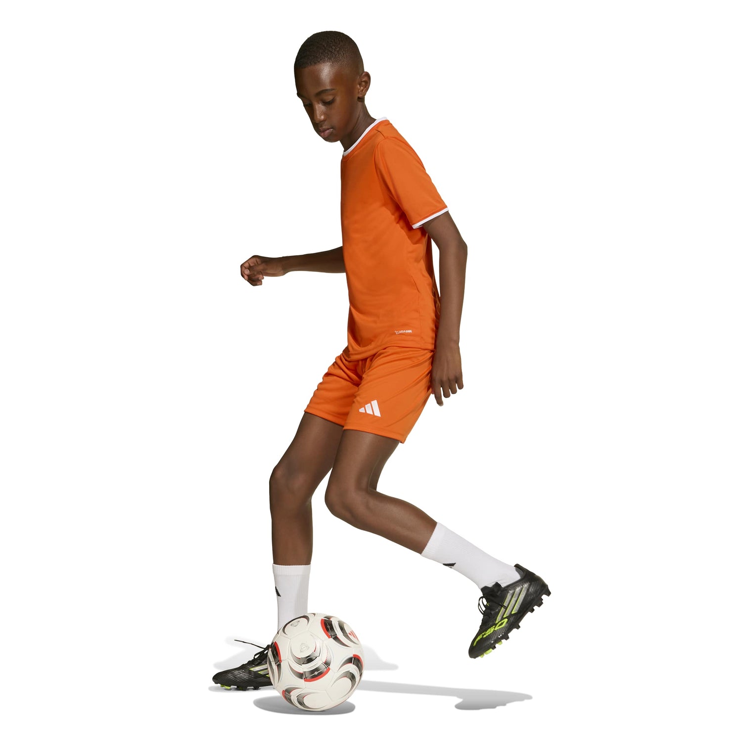adidas Unisex Kids' Entrada 26 Soccer Shorts – Breathable Climacool Comfort