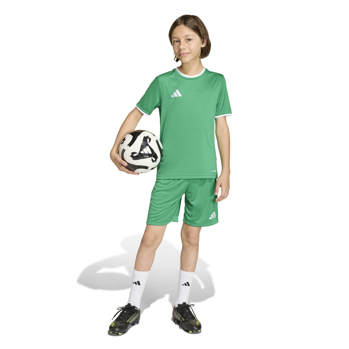 adidas Unisex Kids' Entrada 26 Soccer Shorts – Breathable Climacool Comfort