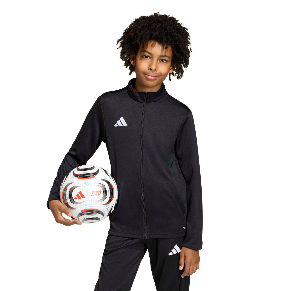adidas Junior Unisex Entrada26 Tracksuit Jacket – Breathable Climacool for Soccer
