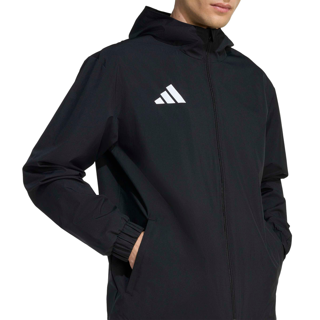 adidas Men's Entrada26 All Weather Jacket - Weather-Resistant Coverage for Soccer
